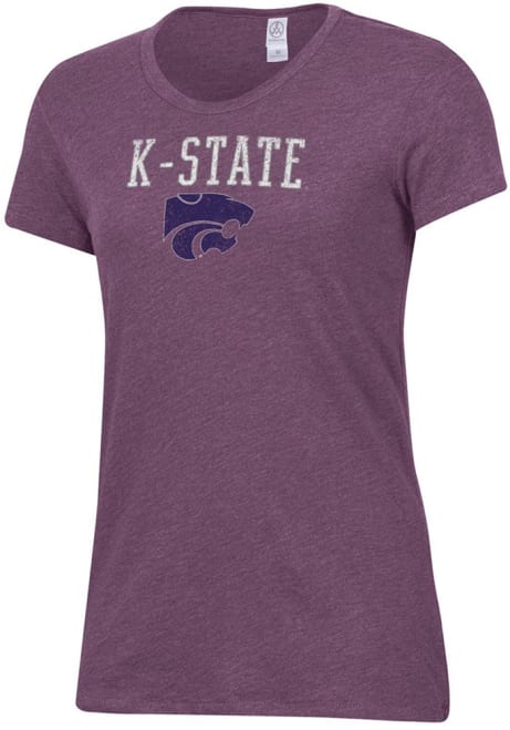 K-State Wildcats Purple Alternative Apparel Keepsake Short Sleeve T-Shirt