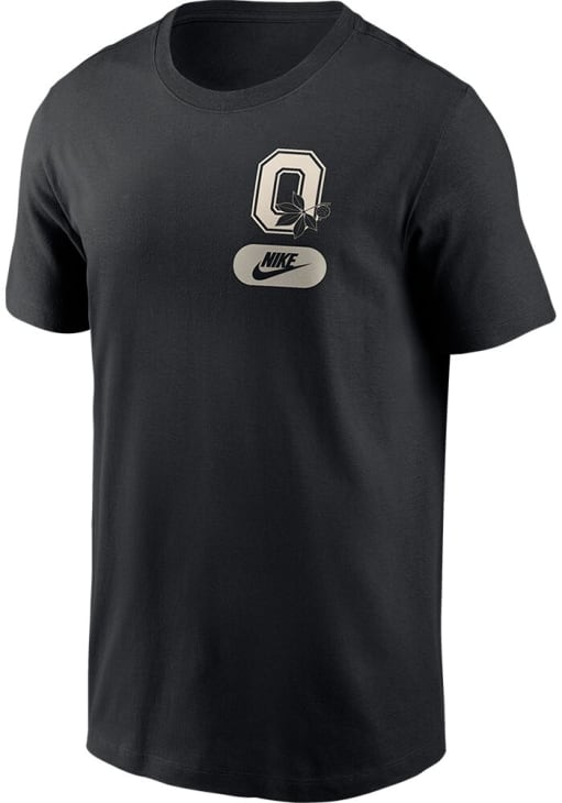 Nike Ohio State Buckeyes Black 2-Hit Cotton Short Sleeve T Shirt