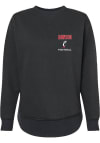 Main image for Victor Dawson Rally Womens Black Cincinnati Bearcats NIL Embroidered Crew Sweatshirt