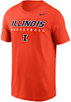 Main image for Illinois Fighting Illini Orange Nike Legend Practice Short Sleeve T Shirt