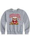 Main image for Youth Nebraska Cornhuskers Grey Summit Sportswear Bear Necessities Long Sleeve Crew Sweatshirt