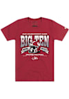 Main image for Indiana Hoosiers Crimson Homefield Football Big Ten Championship Bound Short Sleeve T Shirt