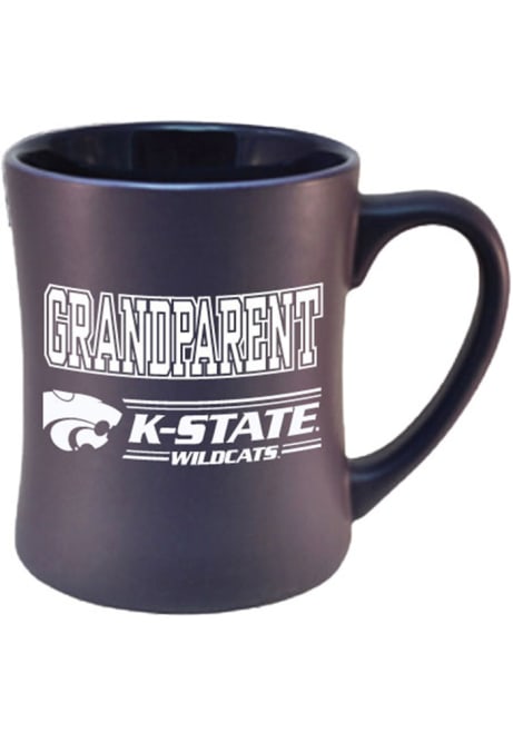 Purple K-State Wildcats 16oz Block Grandparent Mug