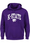 Main image for K-State Wildcats Mens Purple Arch Mascot Big and Tall Hooded Sweatshirt