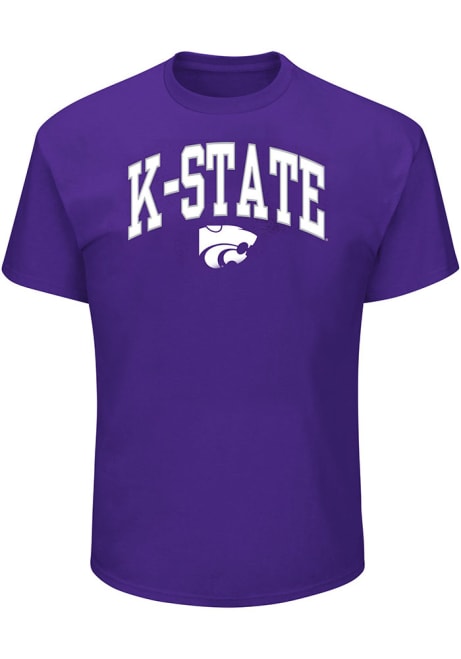 K-State Wildcats Wordmark Logo Big and Tall T-Shirt - Purple