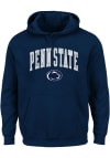 Main image for Penn State Nittany Lions Mens Navy Blue Arch Mascot Big and Tall Hooded Sweatshirt