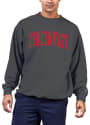 Cincinnati Bearcats Reverse Weave Arch Name Crew Sweatshirt - Charcoal