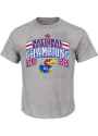 Kansas Jayhawks 2022 National Champions T-Shirt - Grey