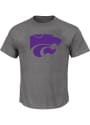 K-State Wildcats Primary Logo T-Shirt - Charcoal
