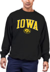 Main image for Iowa Hawkeyes Mens Black Arch Big and Tall Crew Sweatshirt