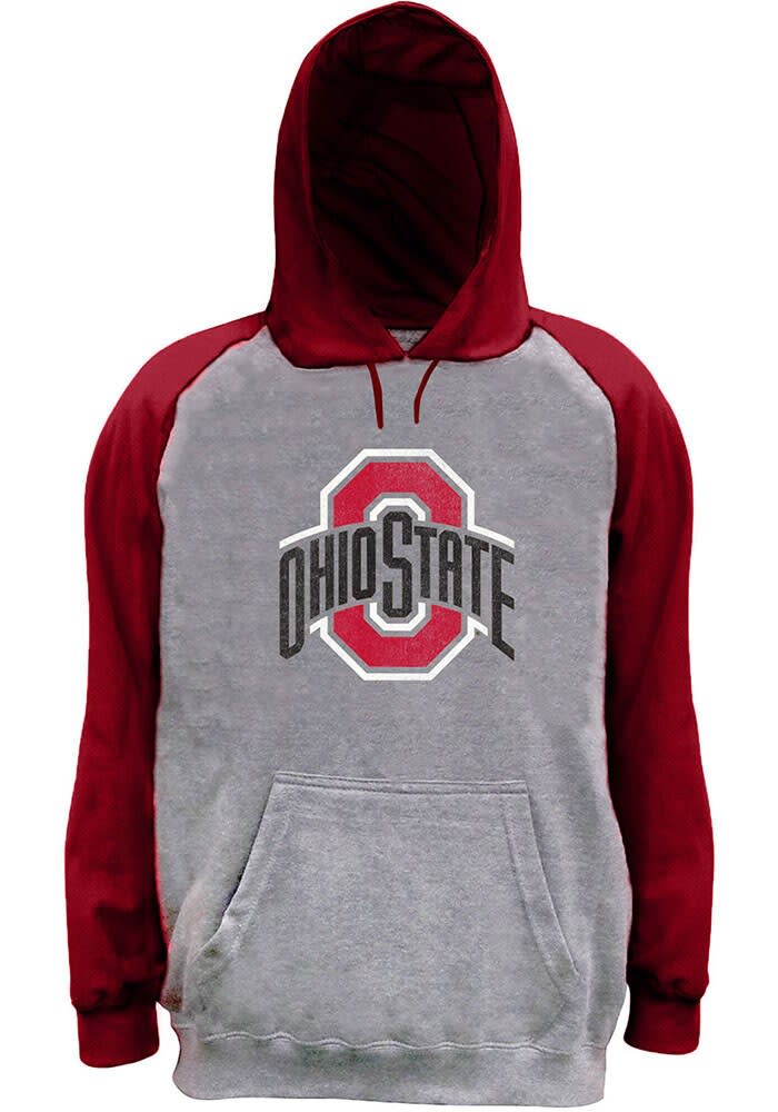 Ohio State Buckeyes Mens Athletic O GREY Hoodie