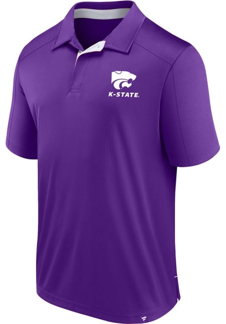 Purple K-State Wildcats Defender Left Chest Big and Tall Polo