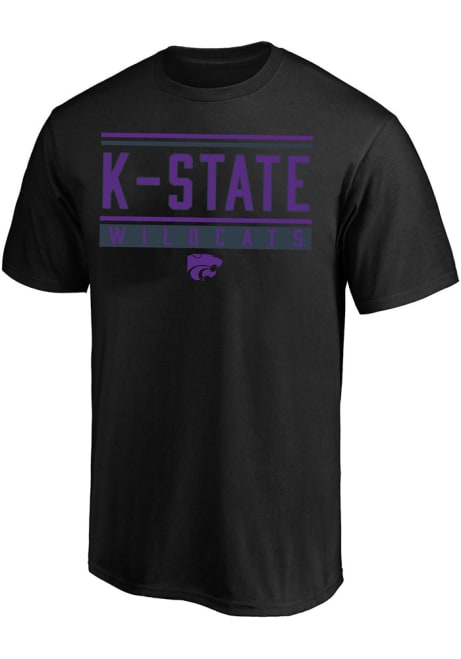 K-State Wildcats Pop Print Big and Tall T-Shirt - Black