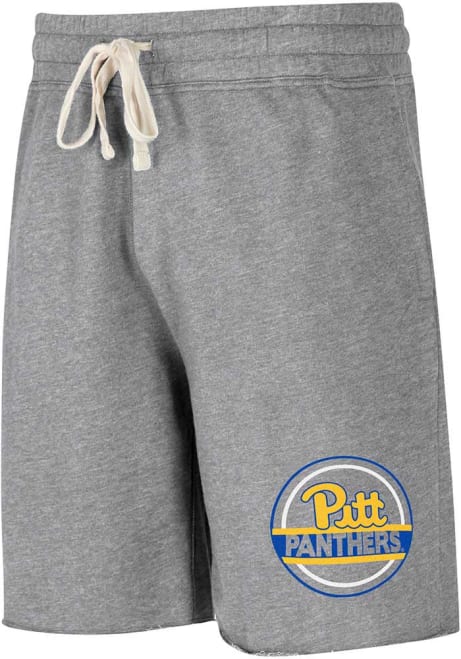 Mens Grey Pitt Panthers Mainstream Big and Tall Shorts