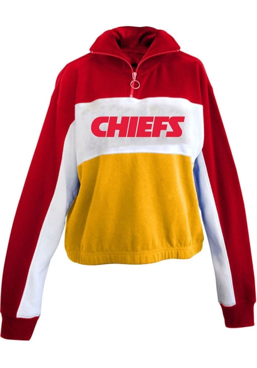 Junk Food Clothing Kansas City Chiefs Womens Red Sideline Hooded Sweatshirt