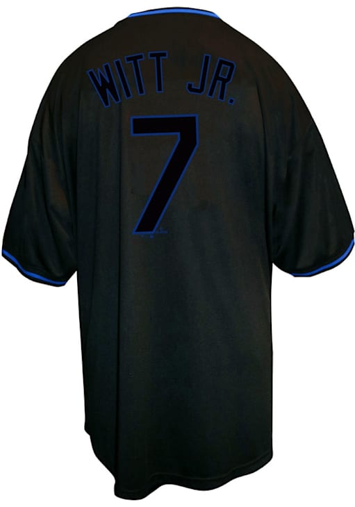 Kansas City Royals Mens Color Pop Big and Tall Player Tee - Black