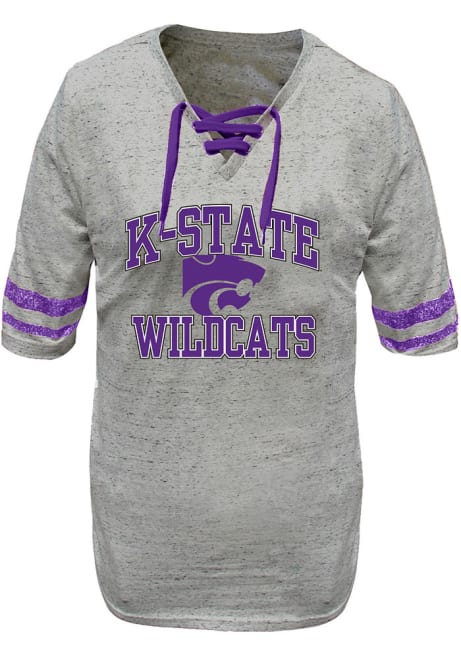 K-State Wildcats Lace Up+ Short Sleeve T-Shirt