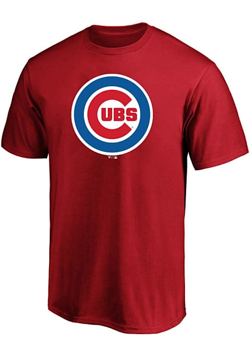 cubs merchandise chicago cubs t shirts big and tall Chicago Cubs Mens SCARLET Large Logo Big and Tall T-Shirt 2652900