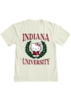 Main image for Indiana Hoosiers Ivory Blue 84 Hello Two Ways Short Sleeve T-Shirt