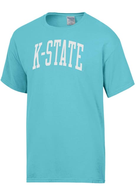 K-State Wildcats Blue ComfortWash Garment Dyed Short Sleeve T Shirt