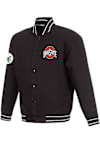 Main image for Mens Black Ohio State Buckeyes Poly Twill Medium Weight Jacket