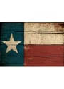 Texas Flag Wood Magnet