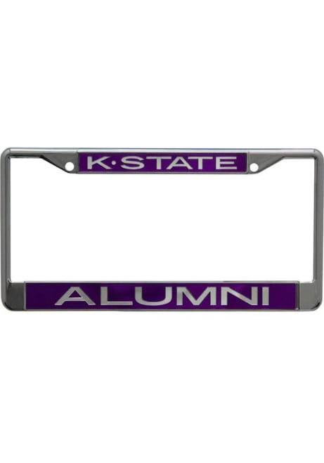 K-State Wildcats Purple  Alumni Chrome License Frame