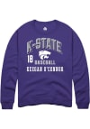 Main image for Keegan O'Connor Rally Mens Purple K-State Wildcats NIL Arch Logo Player Crew