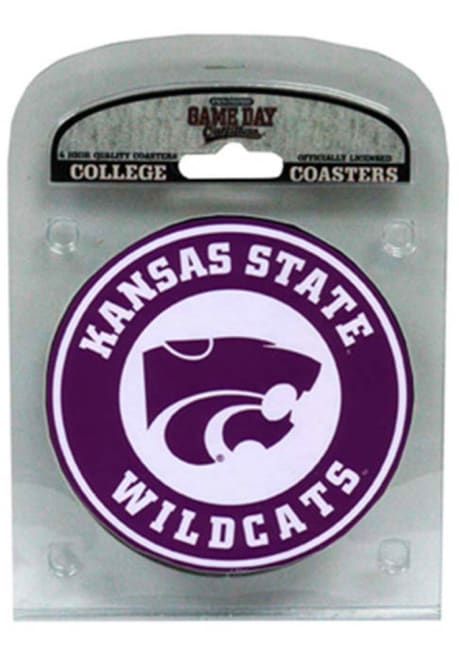 Purple K-State Wildcats 4PK Coaster