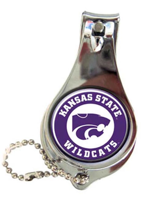 Purple K-State Wildcats Nailclipper Keychain