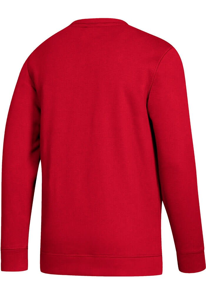 red adidas crew neck sweatshirt