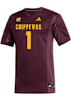 Main image for Mens Central Michigan Chippewas Maroon Adidas Replica Football Jersey