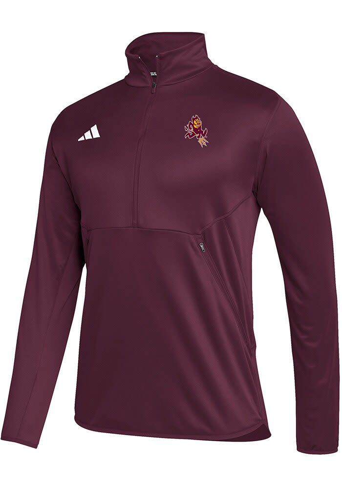 Adidas Arizona State Sun Devils Mens Sideline Knit Sparky Pullover