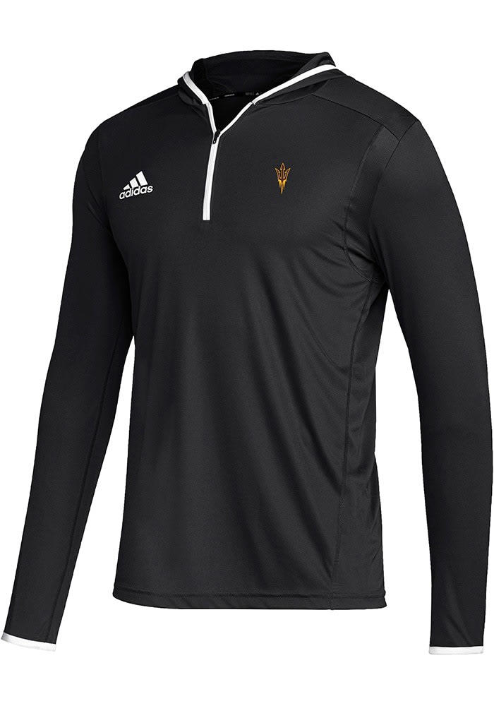 Arizona State Sun Devils Mens Adidas BLACK Team Issue Hood - 27230381