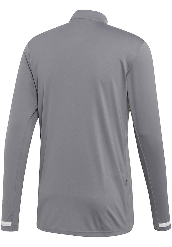 Adidas Mens GREY Western Michigan Broncos Team19 Long Sleeve Qtr