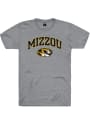 Missouri Tigers Rally Arch Mascot Distressed Fashion T Shirt - Grey