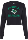 Main image for Rally Carroll High School Dragons Womens Black Cropped Crew Sweatshirt