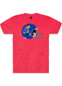 Kansas Jayhawks Rally Football Helmet T Shirt - Red