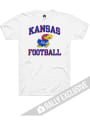 Kansas Jayhawks Rally Football Number One T Shirt - White