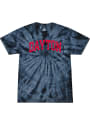 Dayton Flyers Rally Spiral Tie Dye Fashion T Shirt - Navy Blue