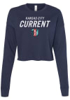 Main image for Rally KC Current Womens Navy Blue Primary Crew Sweatshirt
