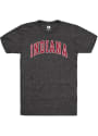 Indiana Hoosiers Rally Script Fashion T Shirt - Black