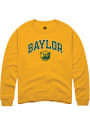 Baylor Bears Rally Arch Mascot Crew Sweatshirt - Gold