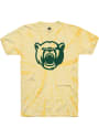 Baylor Bears Rally Tie Dye Bear Head T Shirt - Gold