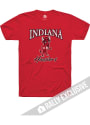 Indiana Hoosiers Rally Distressed Vault T Shirt - Red
