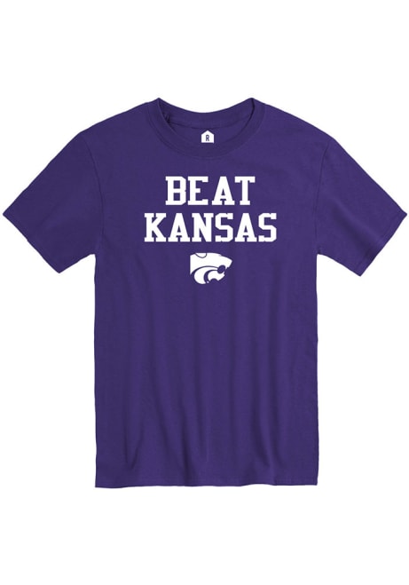 K-State Wildcats Purple Rally Beat Kansas Short Sleeve T Shirt