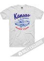 Kansas Jayhawks Rally Memorial Stadium T Shirt - Grey