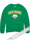 Main image for Rally Rock Bridge High School Mens Green Arch Mascot Long Sleeve Crew Sweatshirt