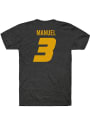 Martez Manuel Missouri Tigers Rally Football Player Name and Number T-Shirt - Black