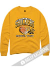 Main image for Rally Wichita State Shockers Mens Gold Basketball Net Triblend Long Sleeve Fashion Sweatshirt